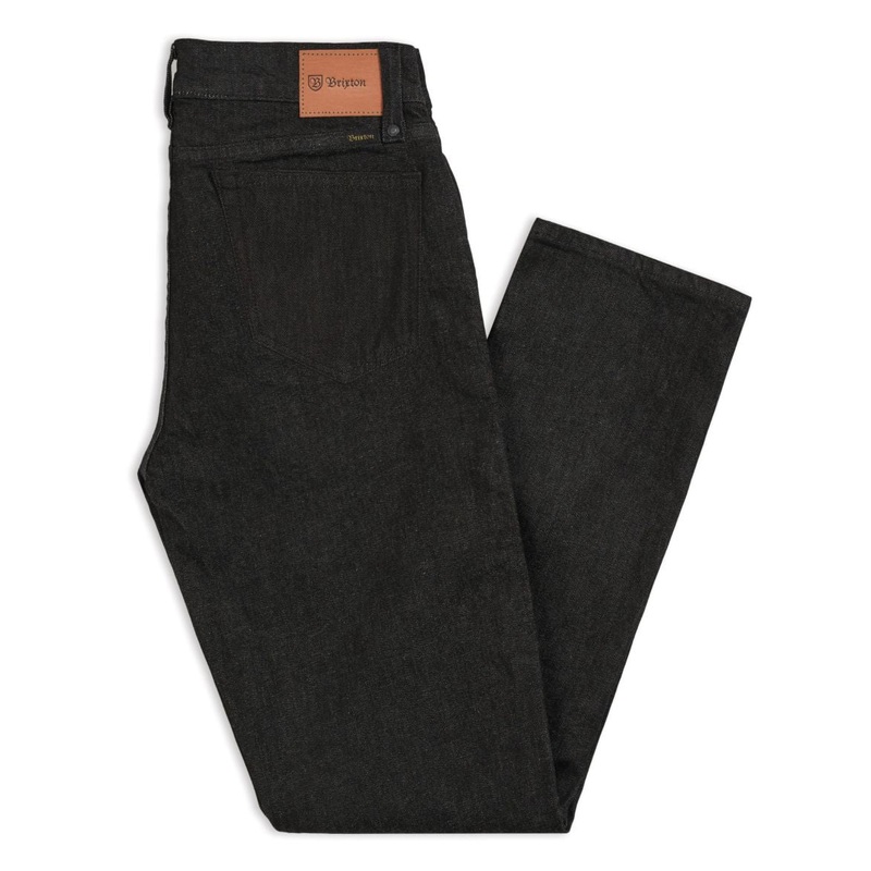 BRIXTON RESERVE 5-PKT DENIM PANT – WORN BLACK 30X30