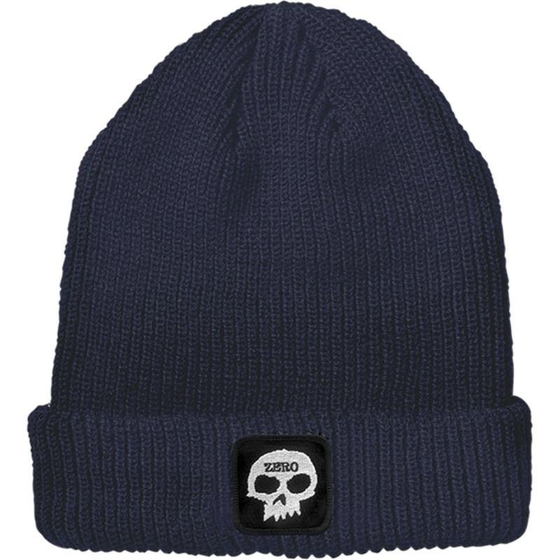 ZERO BEANIE SINGLE SKULL DARK NAVY
