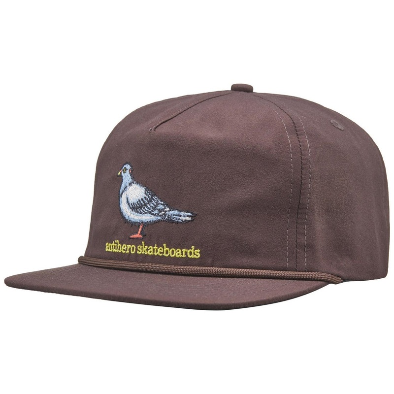 ANTIHERO LIL PIGEON SNAPBACK DARK BROWN/YELLOW