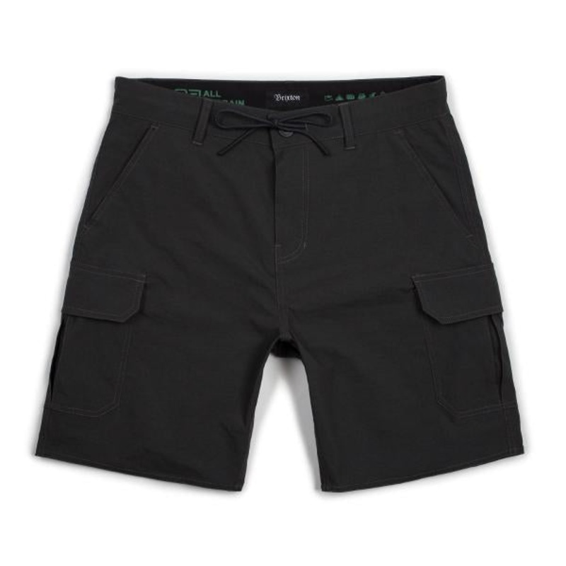 BRIXTON TRANSPORT 20 CARGO SHORT – BLACK 30″