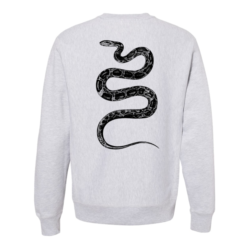 JENNY CLASSIC SNEK CREW HEATHER GREY/BLACK MEDIUM
