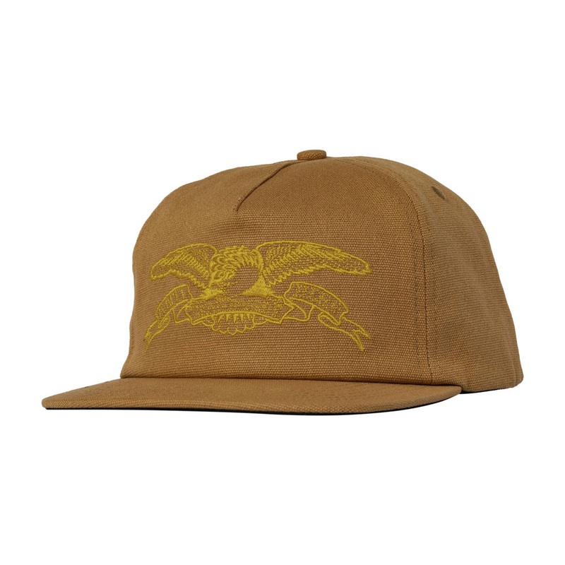 ANTIHERO BASIC EAGLE SNAPBACK BROWN/GUM