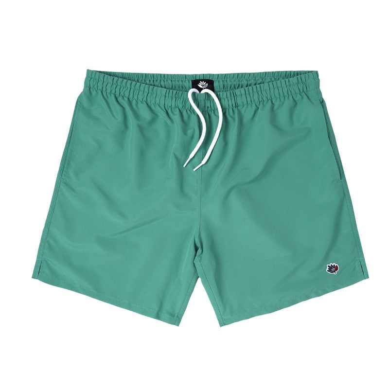 MAGENTA NYLON SHORTS GREEN 30″