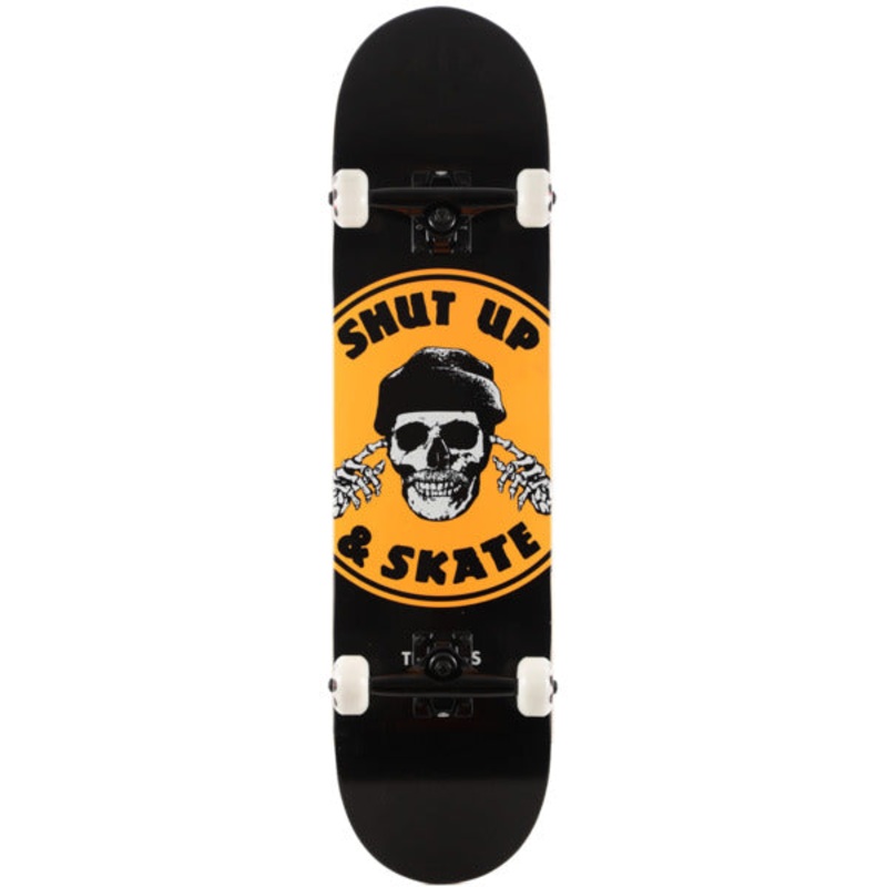 ZERO  SHUT UP AND SKATE COMPLETE BLACK/ORANGE 8″