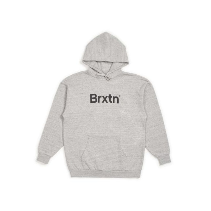 BRIXTON GATE HOOD HEATHER GREY MED