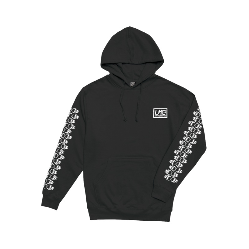 LOSER HEAD SHOP STOCK HOODE PO FLEECE BLACK MED