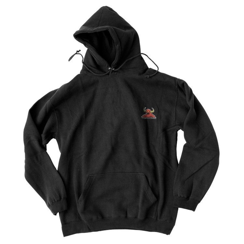 TOY MACHINE PULLOVER HOODY – MONSTER EMBROIDERED BLACK MED