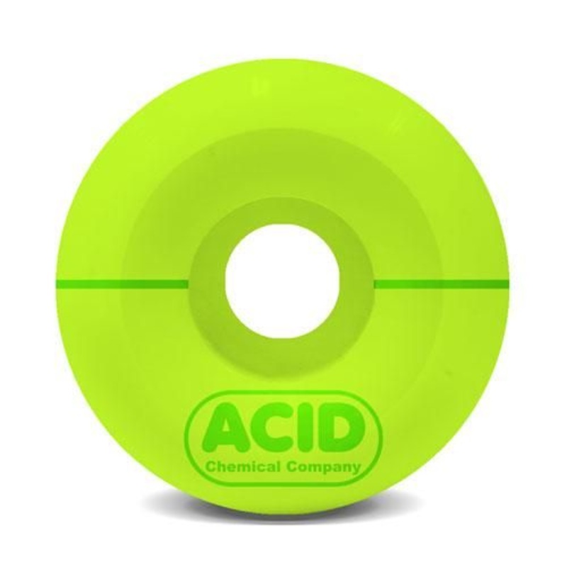 ACID STREET WHEEL – TYPE A REFLUX SIDE CUTS GREEN 101A (54MM)