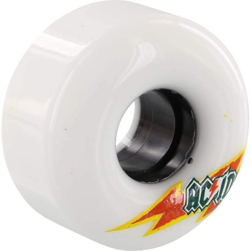ACID CHEMICAL HYBRID CRUISER WHEEL – SKATERADE 86A (54MM) WHITE