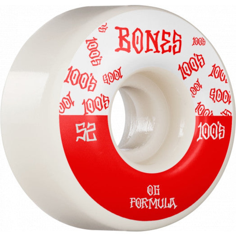 BONES 100’S V4 WHEELS 100A (52MM) 52MM