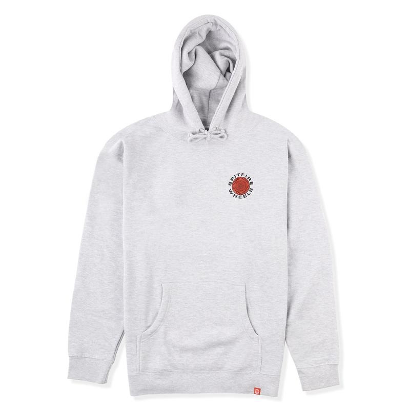 SPITFIRE CLASSIC 87 SWIRL PULLOVER HOOD HEATHER GREY SMALL