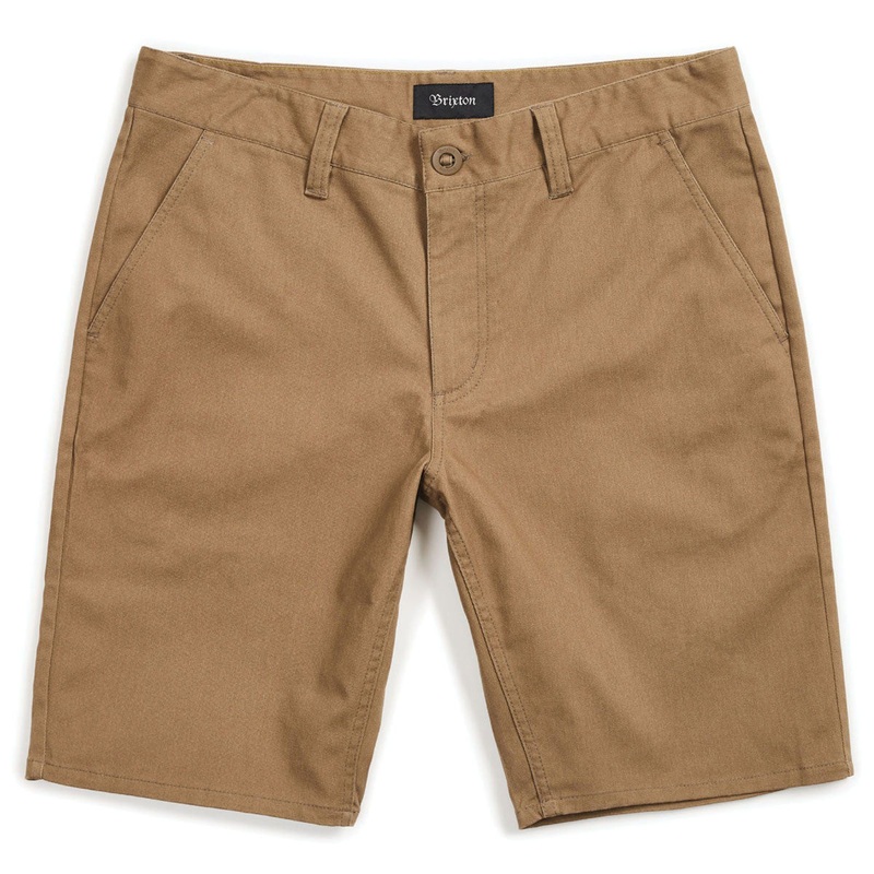 BRIXTON TOIL II HEMMED SHORT – DARK KHAKI 30″