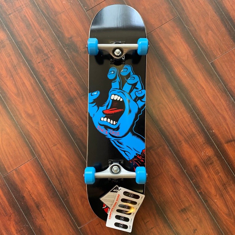 SANTA CRUZ SCREAMING HAND FULL (8″ X 31.25″) 8″