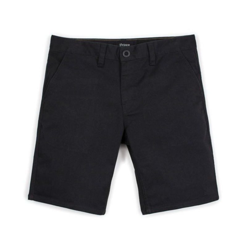 BRIXTON TOIL II HEMMED SHORT – BLACK 30″