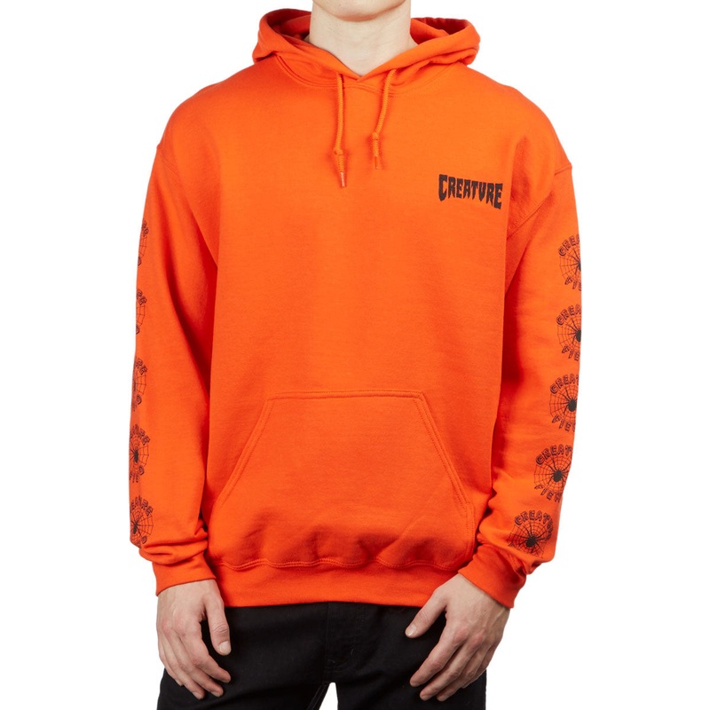 CREATURE HOOD FIEND WEB SAFETY ORANGE SMALL