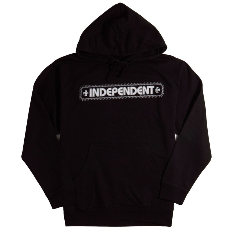 INDEPENDENT HOODIE REBAR/CROSS BLACK SMALL