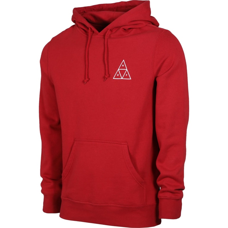 HUF ESSENTIALS TT PO HOODIE RIO RED MED