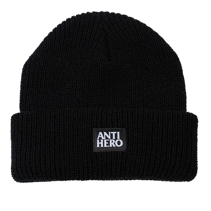 ANTIHERO LIL BLACK HERO CUFF BEANIE