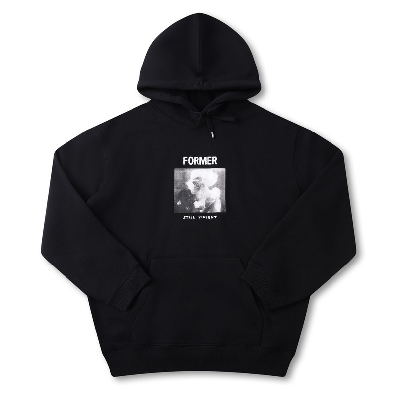 FORMER WAR POODLE HOOD BLACK MEDIUM