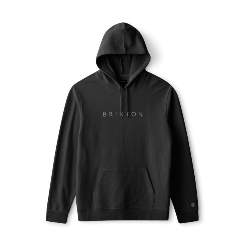 BRIXTON ALPHA LINE HOOD – BLACK MED