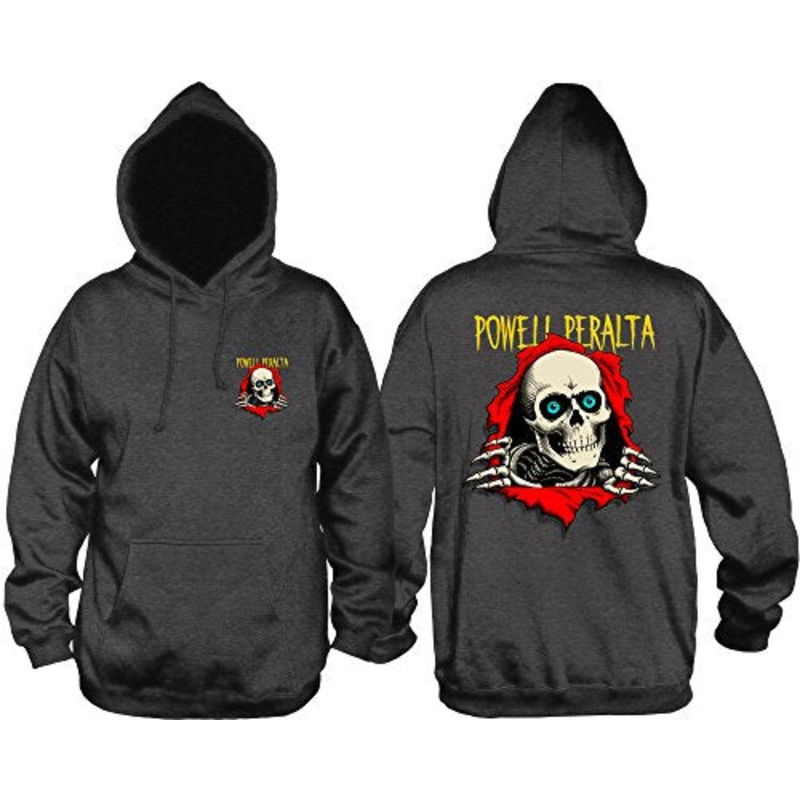POWELL PERALTA HOODY MEDIUM WEIGHT – RIPPER CHARCOAL SMALL