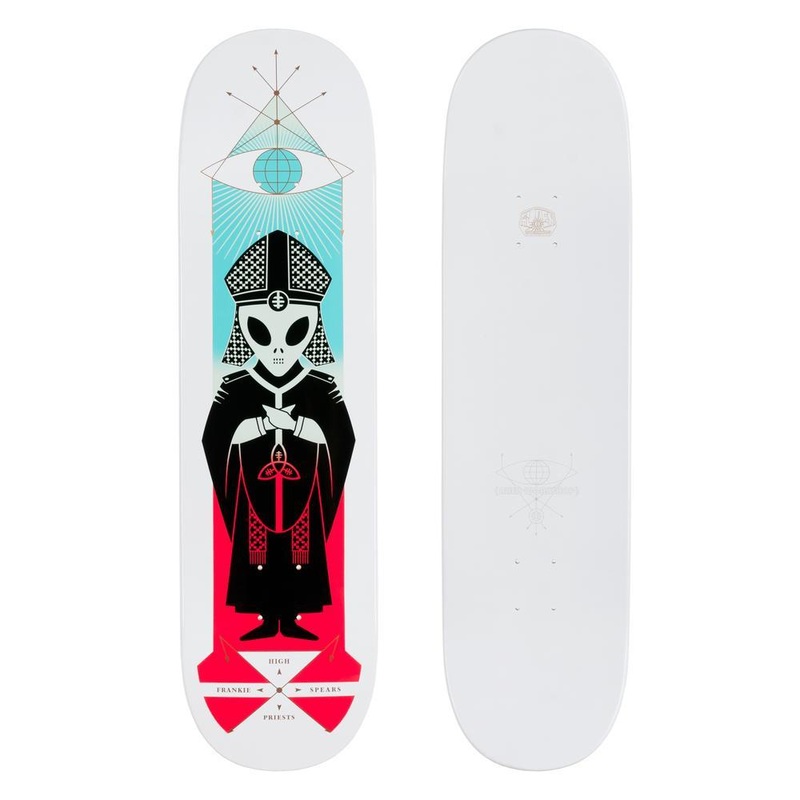 ALIEN WORKSHOP DECK – HIGH PRIEST WHITE DIP SPEARS (8.5″) 8.5″