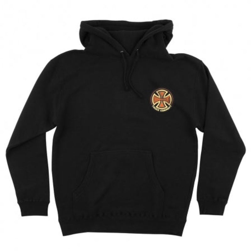 INDEPENDENT HOOD 78 CROSS BLACK/BLACK SMALL