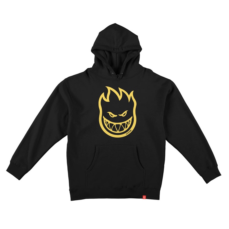 SPITFIRE BIGHEAD PO HOOD BLACK SMALL