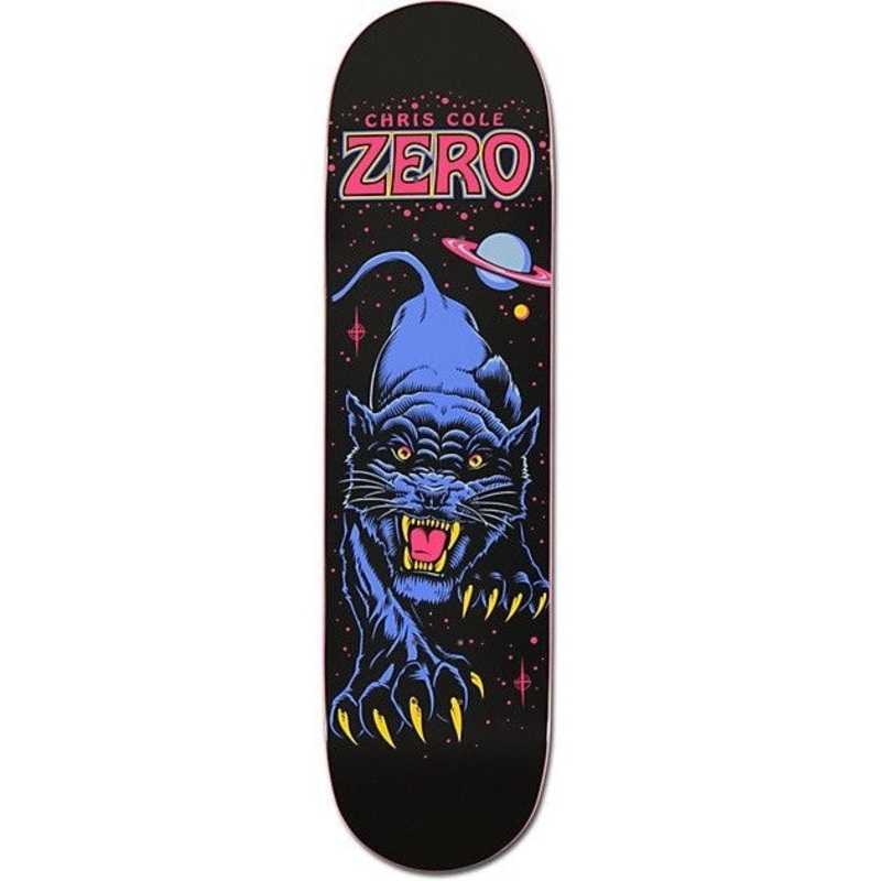 ZERO DECK – FLOCKED COLE BLACK PANTHER (8″) 8″