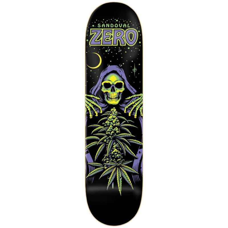 ZERO DECK – FLOCKED SANDOVAL GRIMM REAPER (8.5″) 8.5″