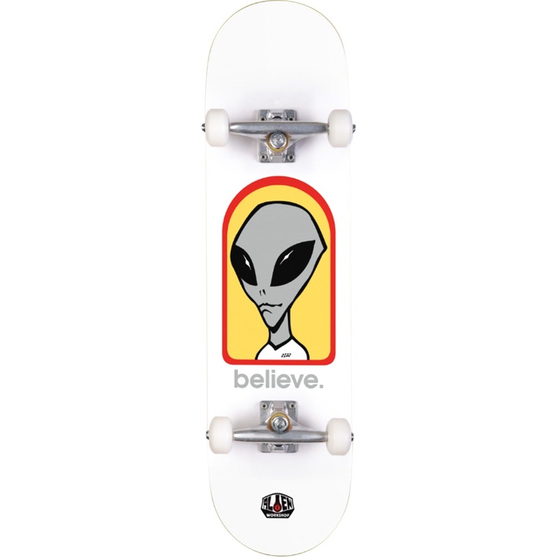 ALIEN WORKSHOP COMPLETE – BELIEVE WHITE (8″) 8″