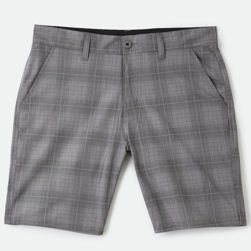 BRIXTON CHOICE CROSSOVER SHORT GREY/CHARCOAL 30