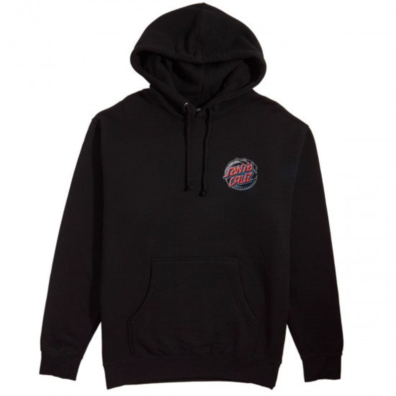 SANTA CRUZ HOOD VACANT WAVE DOT BLACK SMALL